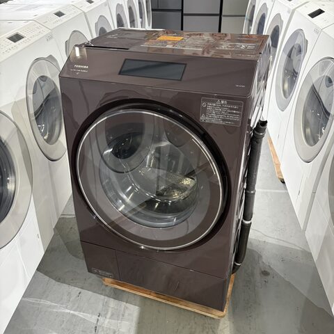東芝 ドラム式洗濯機 ブラウン